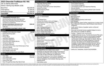 2023 Chevrolet TrailBlazer RS