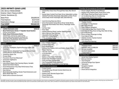 2025 INFINITI QX60 Luxe FWD