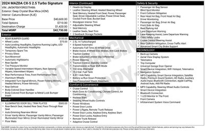 2024 Mazda Mazda CX-5 2.5 Turbo Signature