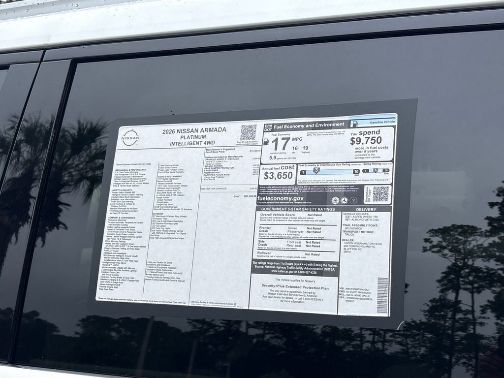 2026 Nissan Armada Platinum