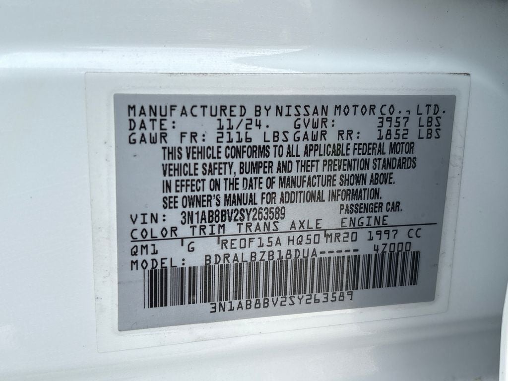2025 Nissan Sentra S