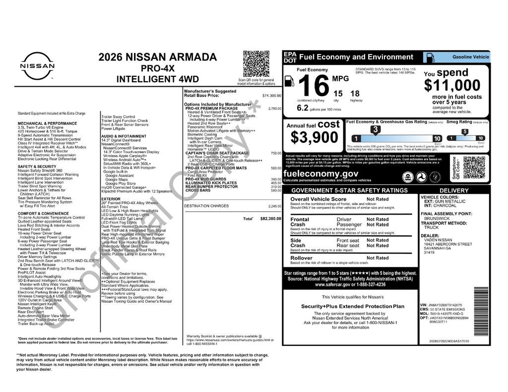 2026 Nissan Armada PRO-4X®