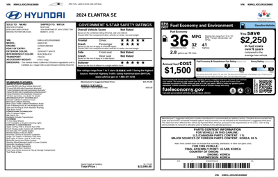 2024 Hyundai Elantra SE