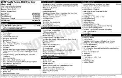 2022 Toyota Tundra 2WD SR5