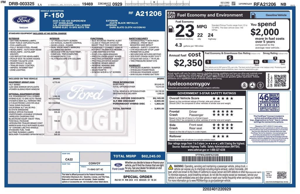 2024 Ford F150 XLT