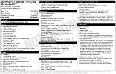 2023 Chevrolet Colorado Base