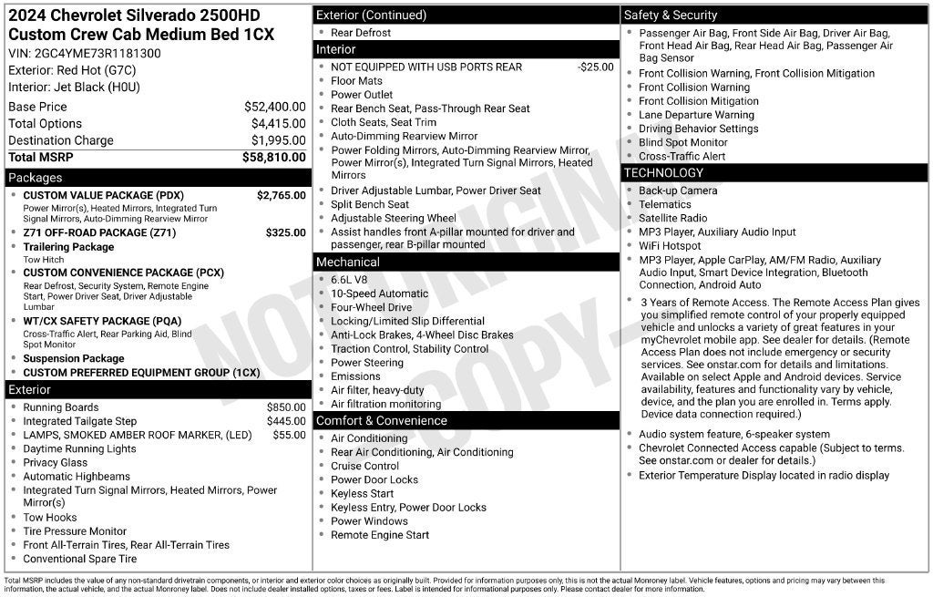 2024 Chevrolet Silverado 2500 HD Base