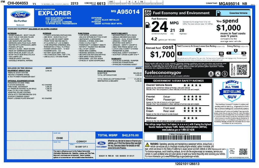 2021 Ford Explorer XLT