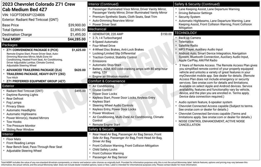 2023 Chevrolet Colorado 4WD Z71