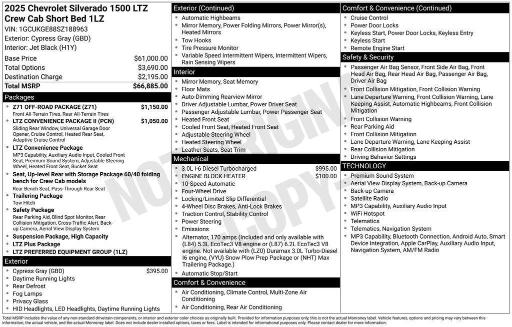2025 Chevrolet Silverado 1500 LTZ