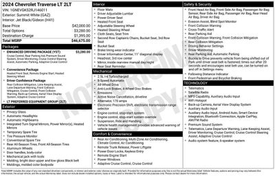 2024 Chevrolet Traverse Base