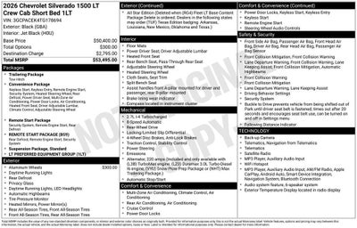 2026 Chevrolet Silverado 1500 LT