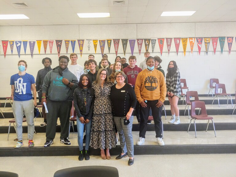 Islands High School community group photo - Vaden Nissan of Savannah in Savannah GA