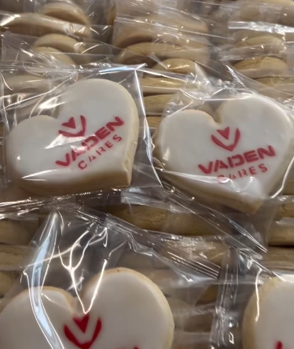 Vaden Cares cookies for Hesse K-8 staff